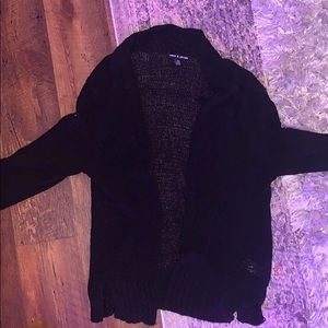 Black cardigan! Light and airy!